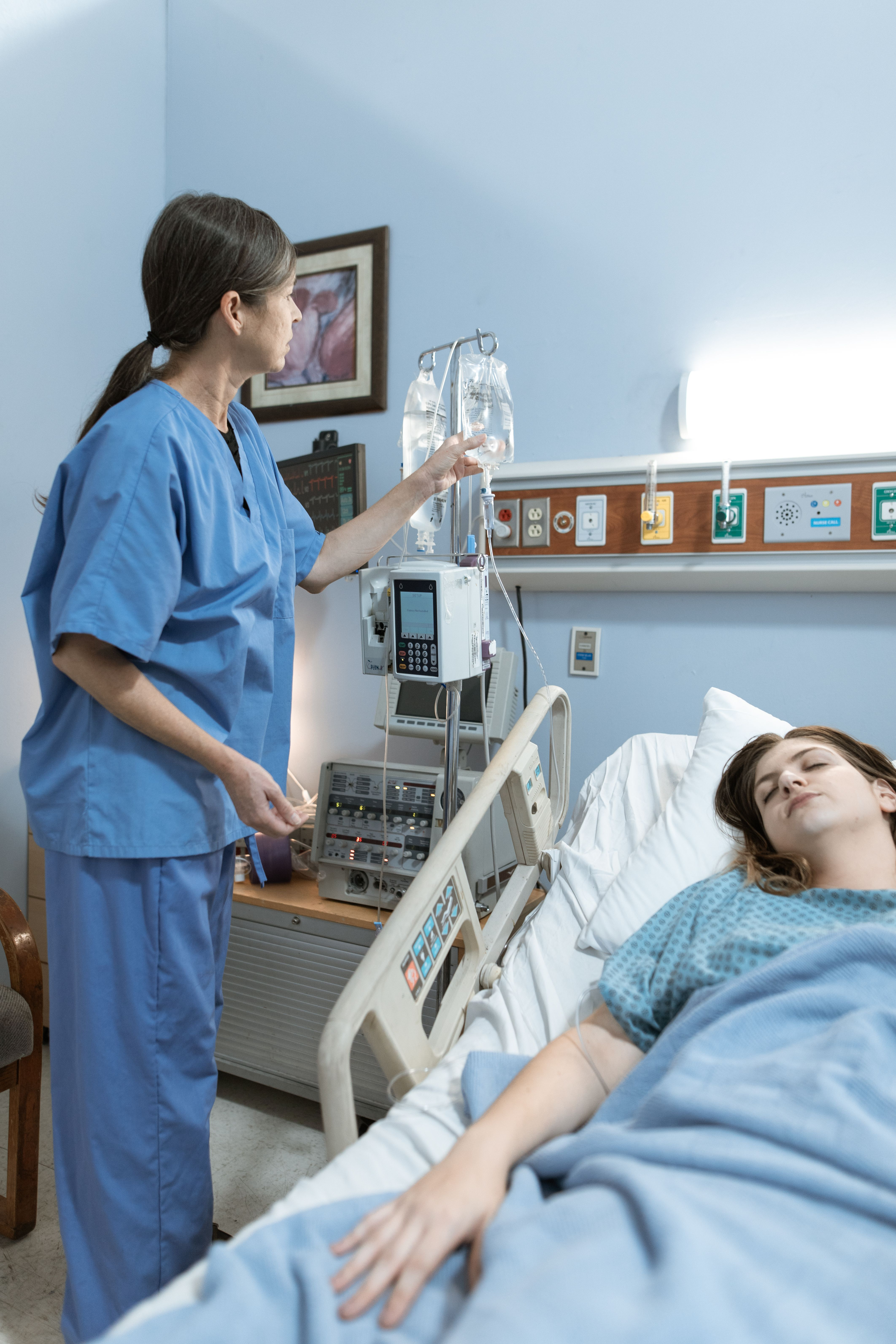 Suporte hospitalar para adultos